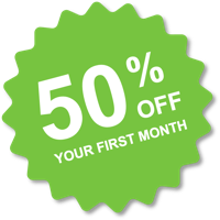 50% Off Your First Month